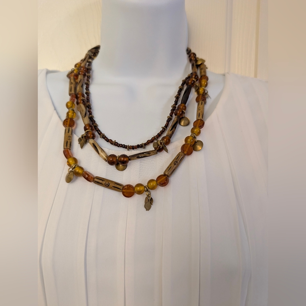 Multi-Strand, Boho-Style Necklace